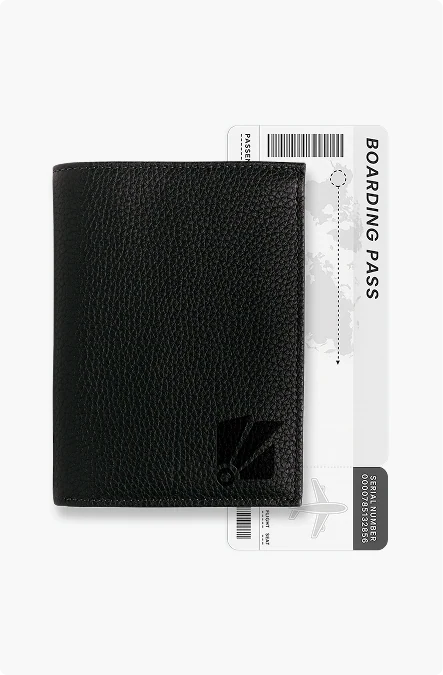 BeauTech passport cover with boarding pass